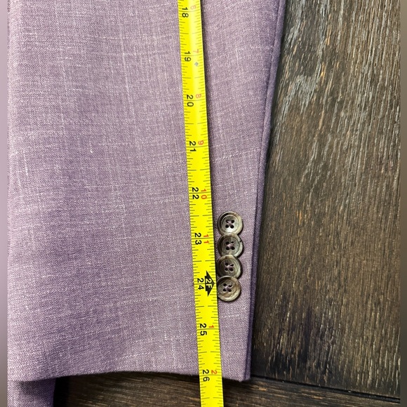 Saks Fifth Avenue Loro Piana Lavender Blazer Made in Italy - Picture 6 of 7